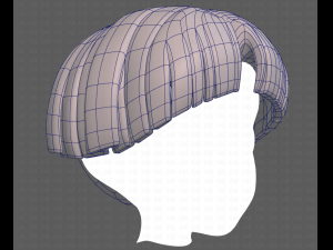 Base Hair for Boy V18 3D Model