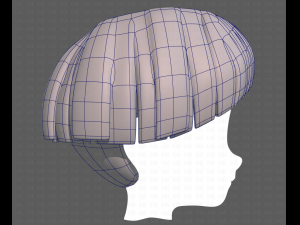 Base Hair for Boy V18 3D Model