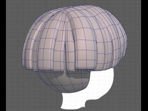Base Hair for Boy V18 3D Model