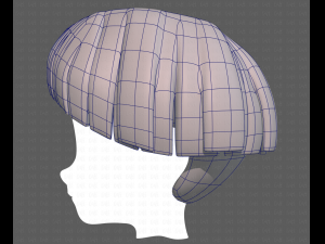 Base Hair for Boy V18 3D Model