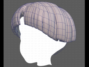 Base Hair for Boy V18 3D Model