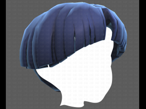 Base Hair for Boy V18 3D Model