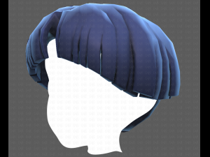 Base Hair for Boy V18 3D Model