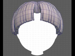 Base Hair for Boy V18 3D Model