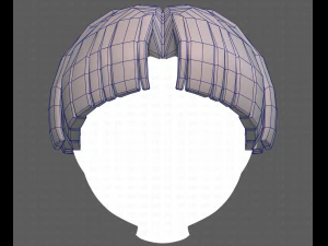 Base Hair for Boy V18 3D Model