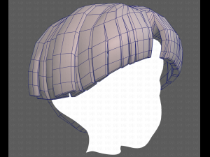 Base Hair for Boy V18 3D Model