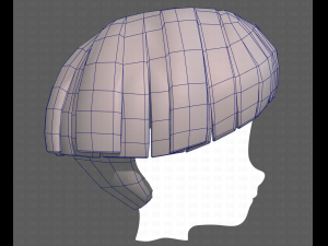 Base Hair for Boy V18 3D Model