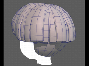 Base Hair for Boy V18 3D Model