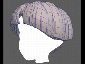Base Hair for Boy V18 3D Model