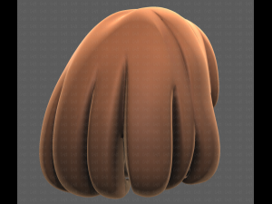 Base Hair for girl V19 3D मॉडल