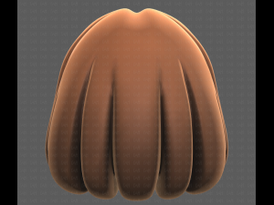Base Hair for girl V19 3D मॉडल