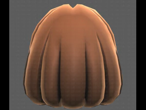 Base Hair for girl V19 3D Model