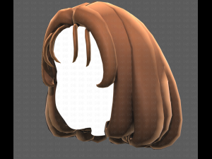 Base Hair for girl V19 3D मॉडल