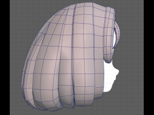 Base Hair for girl V19 3D मॉडल