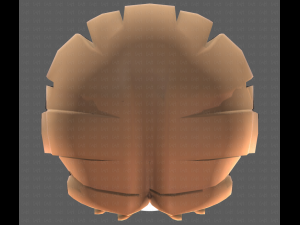 Base Hair for girl V19 3D मॉडल