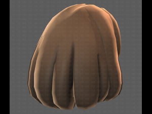 Base Hair for girl V19 3D मॉडल