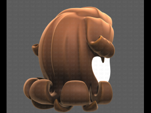 Base Hair for girl V20 3D Model