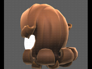 Base Hair for girl V20 3D Model