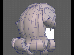 Base Hair for girl V20 3D Model