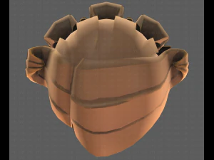 Base Hair for girl V20 3D Model
