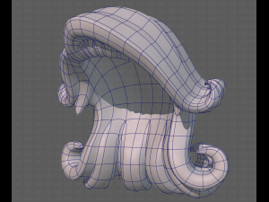 Base Hair for girl V20 3D Model