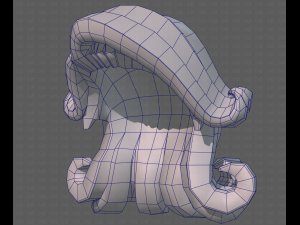 Base Hair for girl V20 3D Model