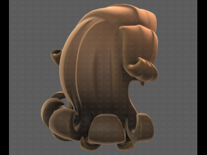 Base Hair for girl V20 3D Model