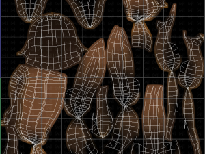 Base Hair for girl V20 3D Model