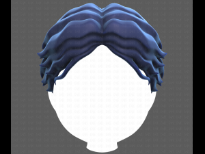 Base Hair for Boy V19 Model 3D