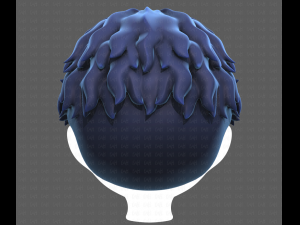 Base Hair for Boy V19 Model 3D