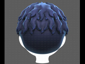 Base Hair for Boy V19 3D Model