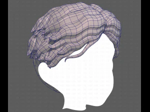 Base Hair for Boy V19 3D Model