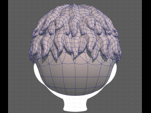 Base Hair for Boy V19 Model 3D