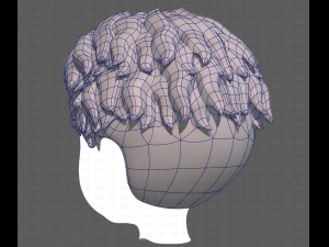 Base Hair for Boy V19 Model 3D