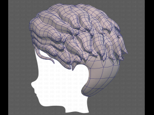 Base Hair for Boy V19 Model 3D