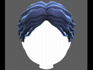 Base Hair for Boy V19 Model 3D