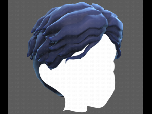 Base Hair for Boy V19 Model 3D