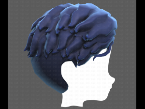 Base Hair for Boy V19 Model 3D