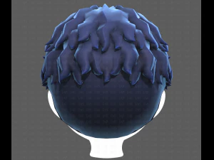 Base Hair for Boy V19 3D Model