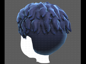 Base Hair for Boy V19 Model 3D