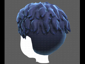 Base Hair for Boy V19 3D Model