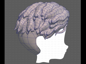 Base Hair for Boy V19 Model 3D