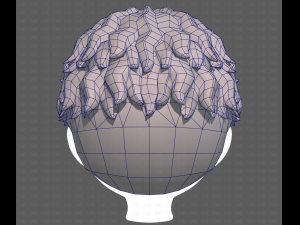 Base Hair for Boy V19 Model 3D