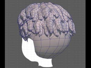 Base Hair for Boy V19 Model 3D