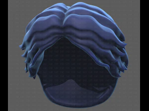 Base Hair for Boy V19 3D Model