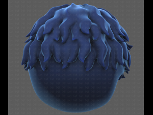 Base Hair for Boy V19 Model 3D