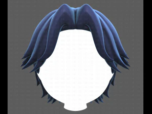 Base Hair for Boy V20 3D Model
