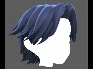 Base Hair for Boy V20 3D Model
