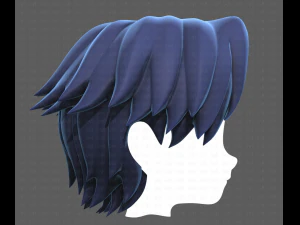Base Hair for Boy V20 3D Model
