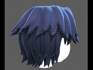 Base Hair for Boy V20 3D Model